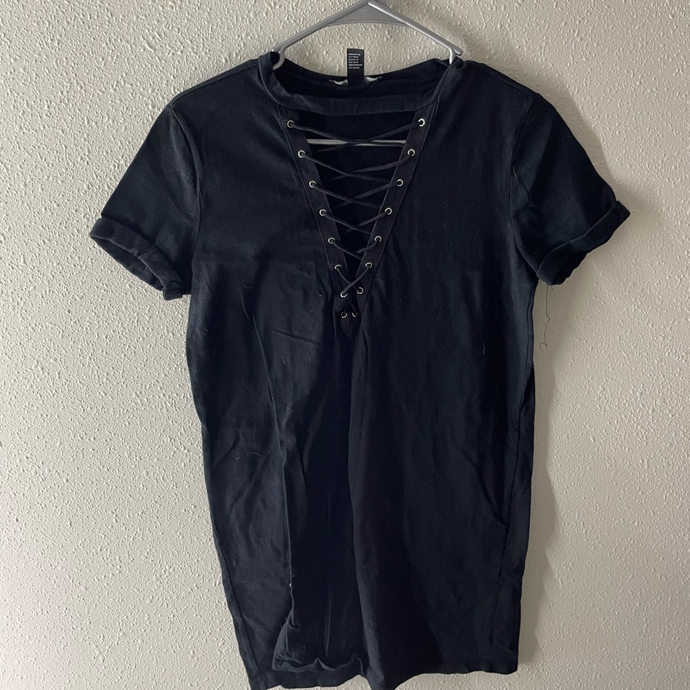 black tshirt dress